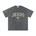Jesus, Kings of kings. Oversized Cotton T-Shirt
